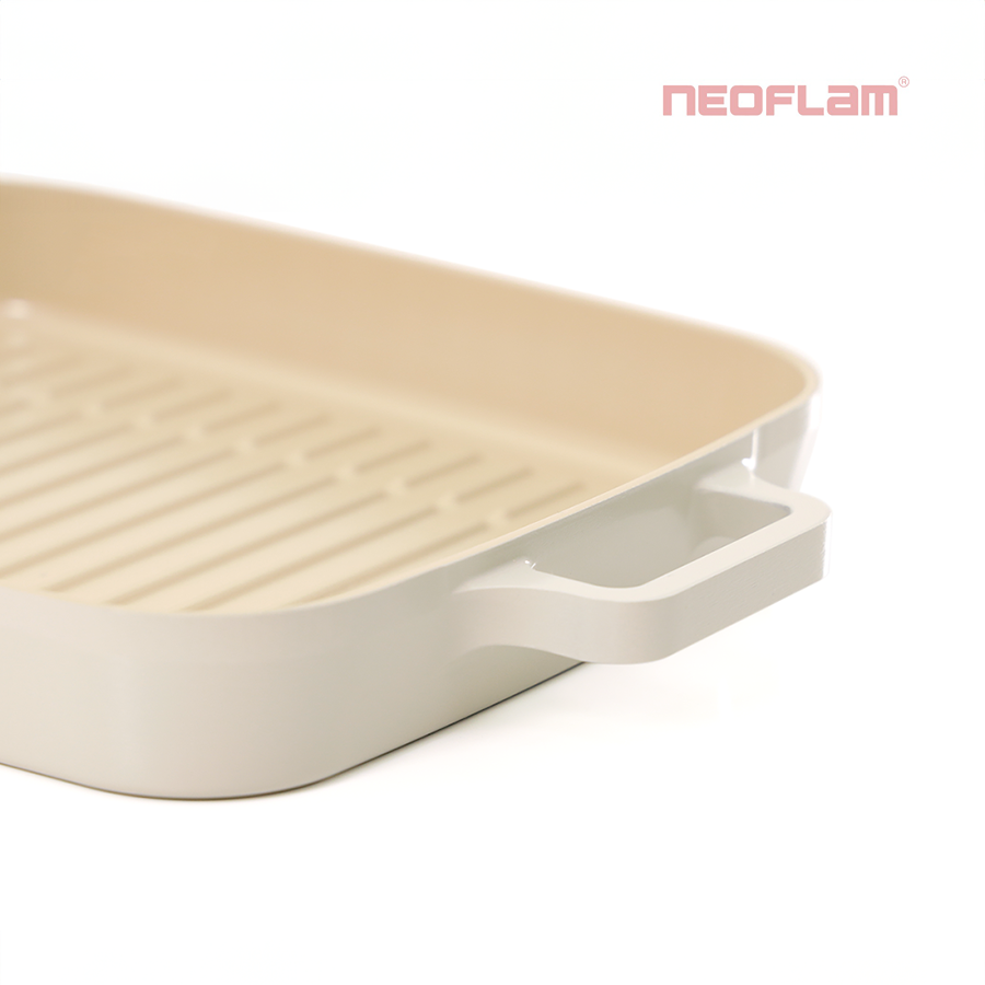 Chảo nướng Fika 28cm, tráng gốm không dính, đáy từ