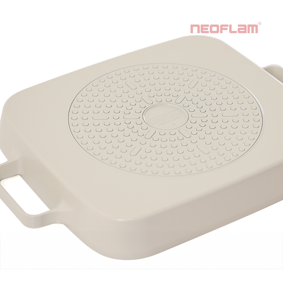 Chảo nướng Fika 28cm, tráng gốm không dính, đáy từ