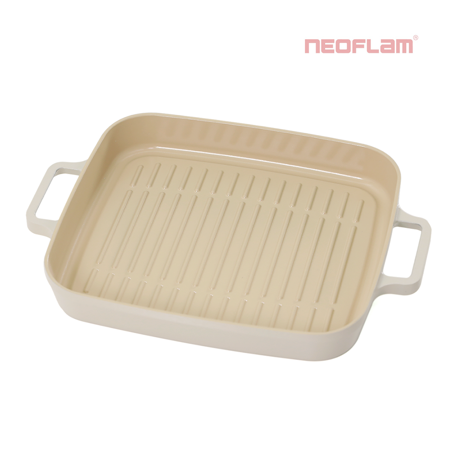 Chảo nướng Fika 28cm, tráng gốm không dính, đáy từ