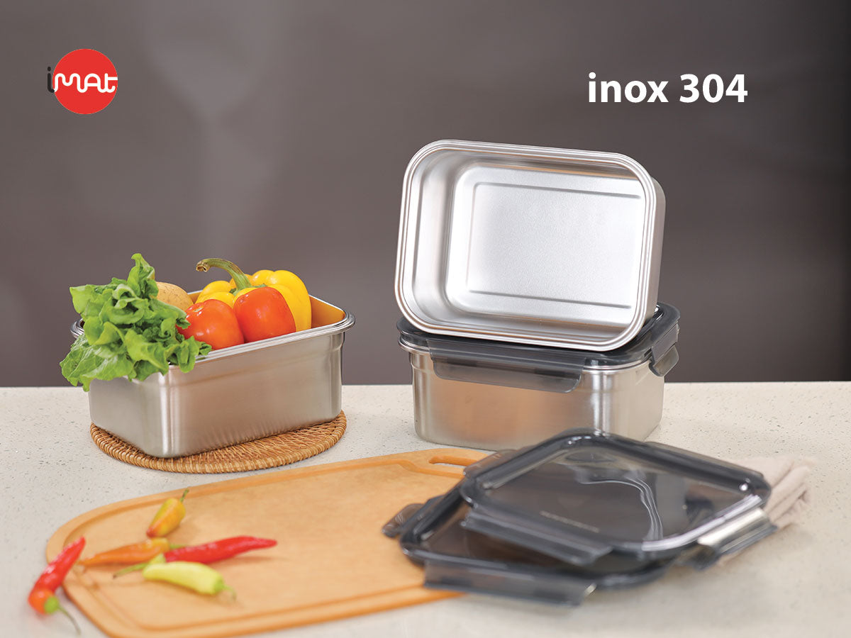 Hộp inox dùng vi sóng thành cao 800|1200|1600|3200ml