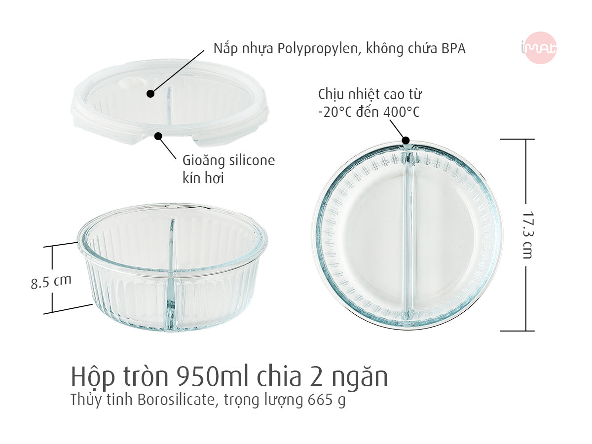 Bộ 12 hộp thuỷ tinh wavelock ( Đã gồm ship)