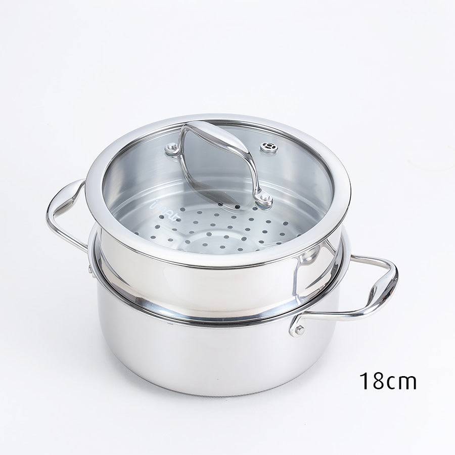 Bộ nồi iMat Hybrid kèm xửng