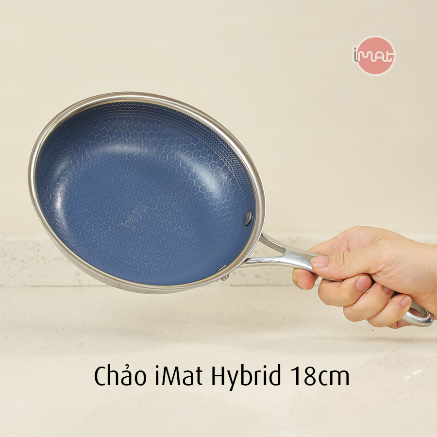 Chảo iMat Hybrid lòng xanh