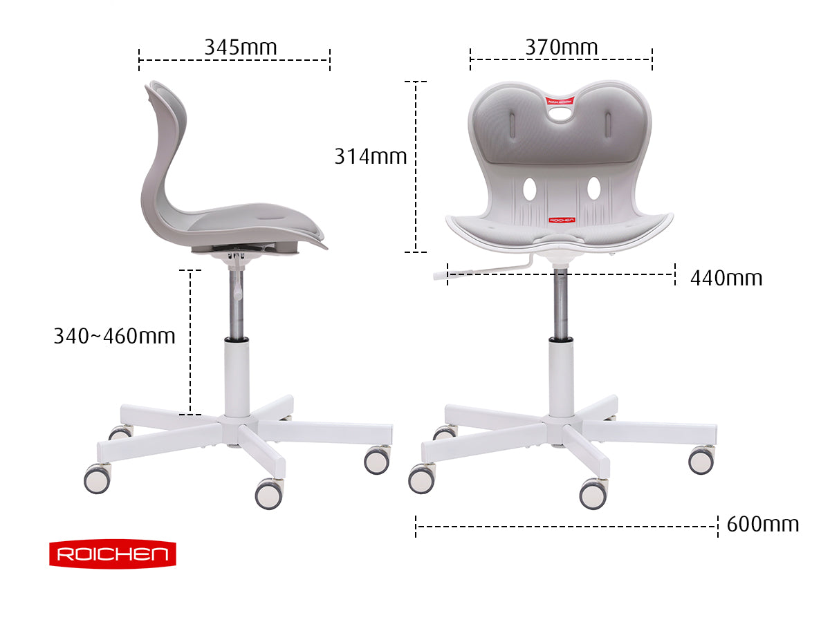Ghế chỉnh dáng ngồi đúng WOW chân xoay Roichen