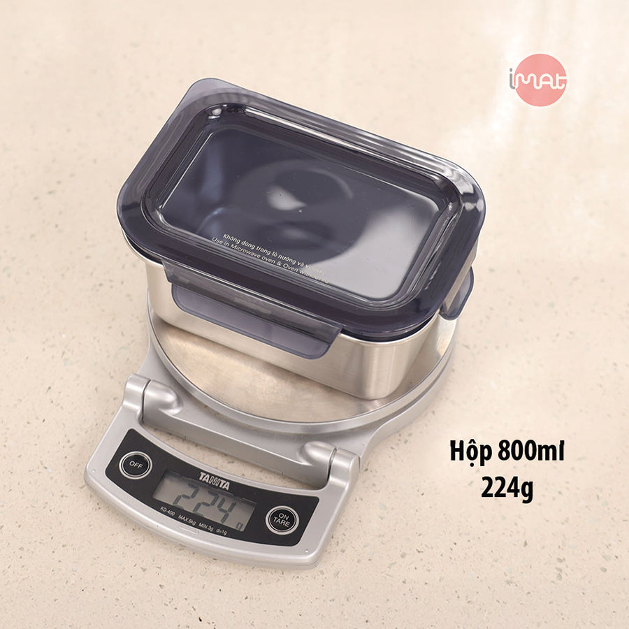 Bộ 4 hộp CAO inox dùng vi sóng