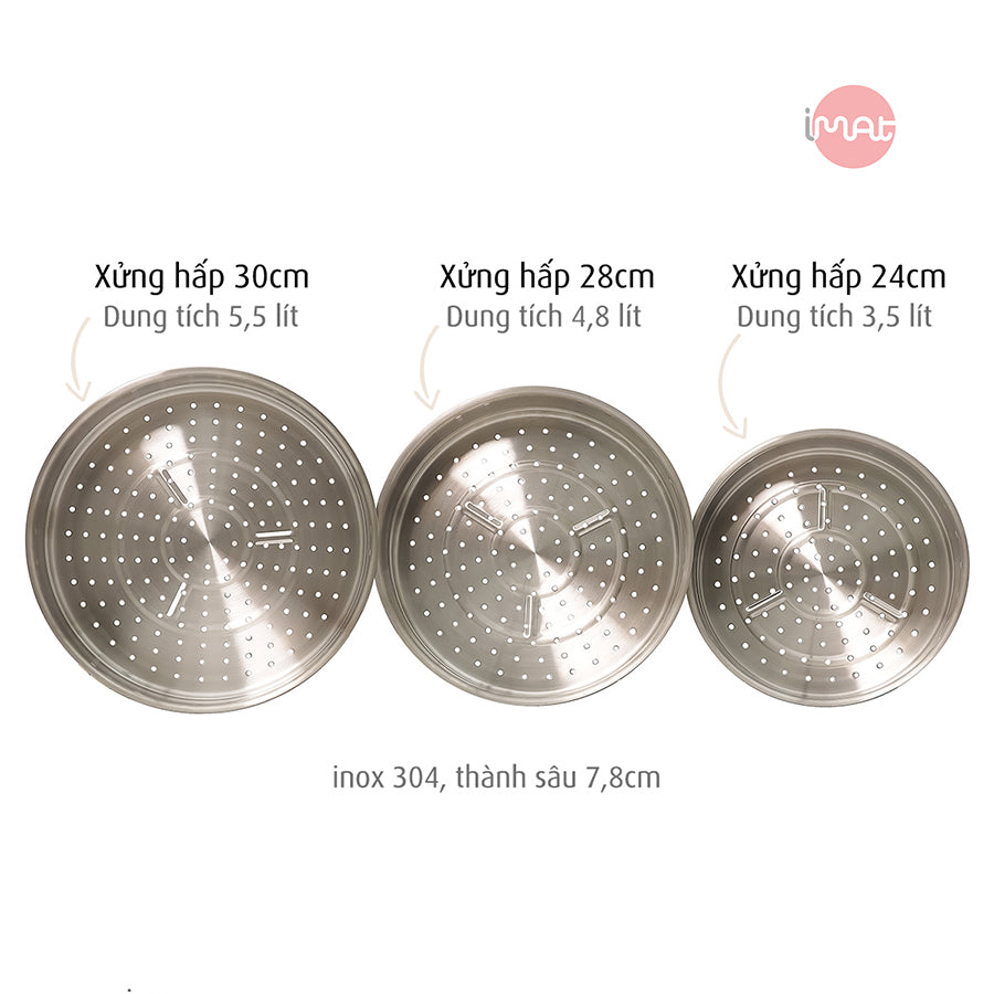 Xửng hấp iMat inox 304