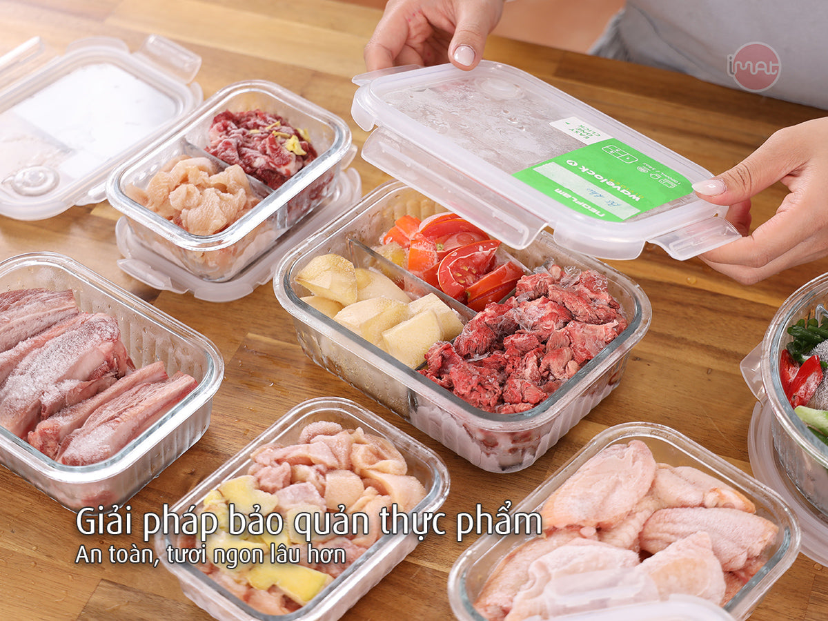 Bộ 12 hộp thuỷ tinh wavelock ( Đã gồm ship)