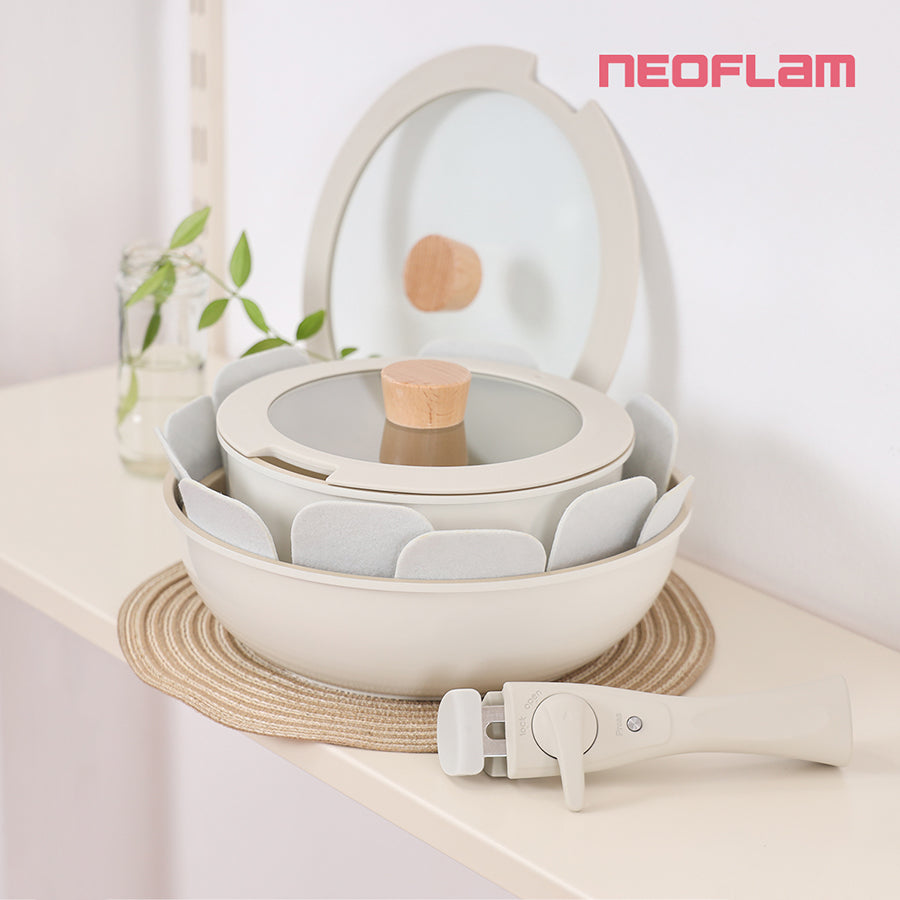 Bộ 3 nồi chảo cán rời Neoflam ( Đã bao gồm phí ship)