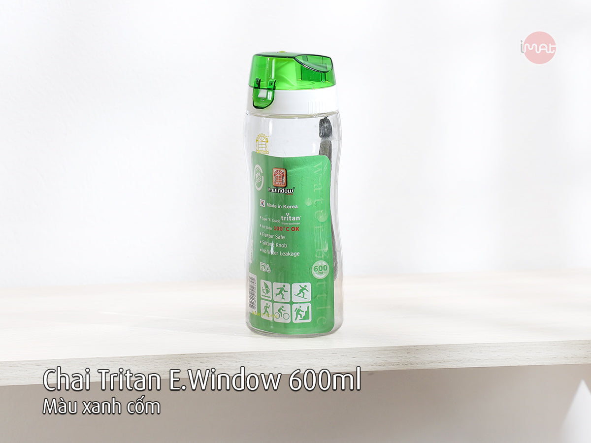 Chai nước Tritan E-Window 600ml, 720ml – Sản xuất tại Hàn Quốc