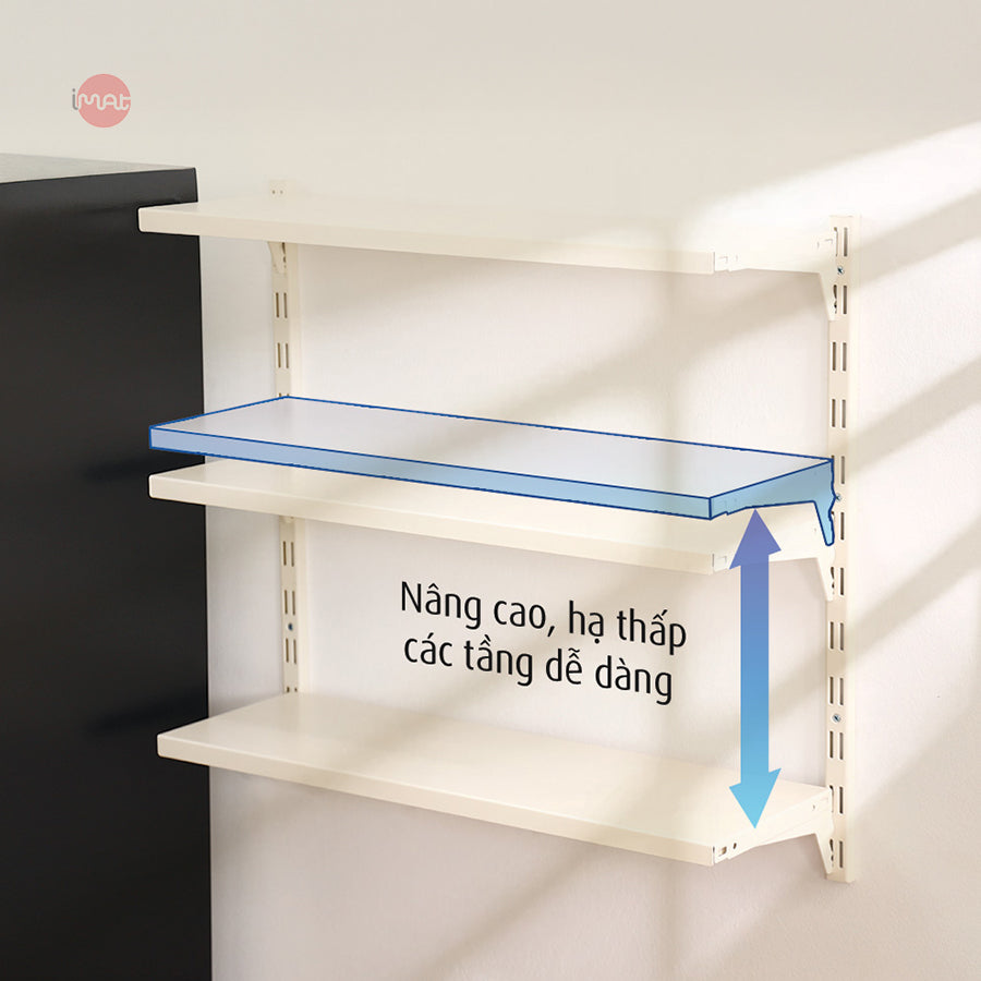 Kệ lắp ráp DIY 3 tầng mâm sắt