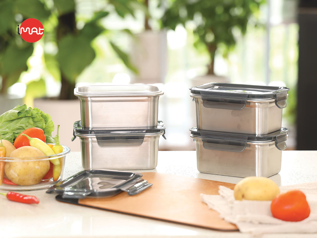 Hộp inox dùng vi sóng thành cao 800|1200|1600|3200ml