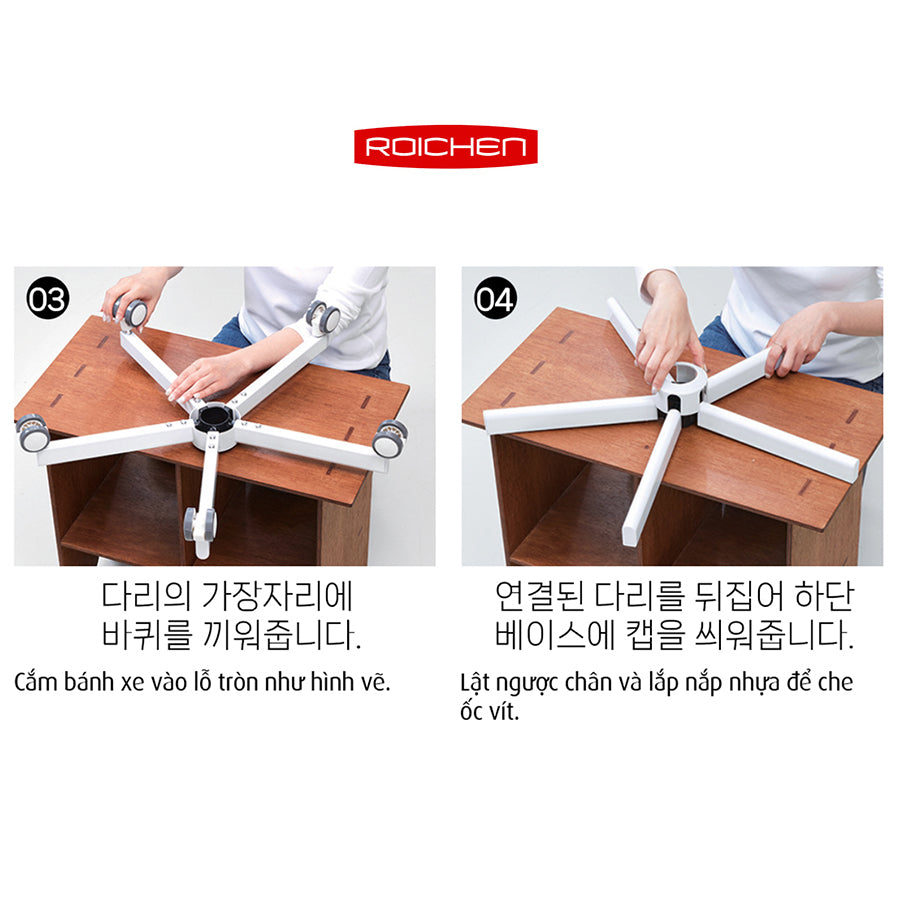 Ghế chỉnh dáng ngồi đúng WOW chân xoay Roichen