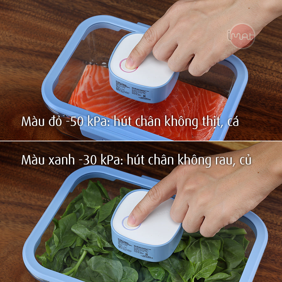 Hộp thuỷ tinh chân không VACU - Neoflam, Hàn Quốc: 570Ml, 950Ml,1.5L, 2.3L