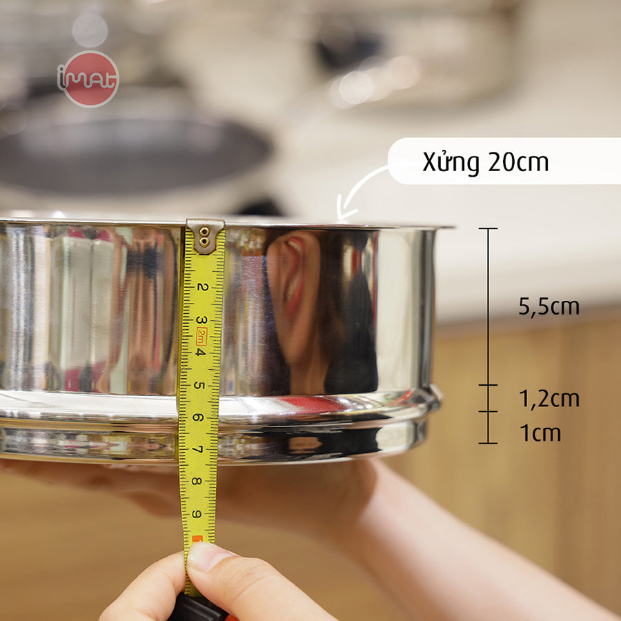 Xửng hấp iMat inox 304