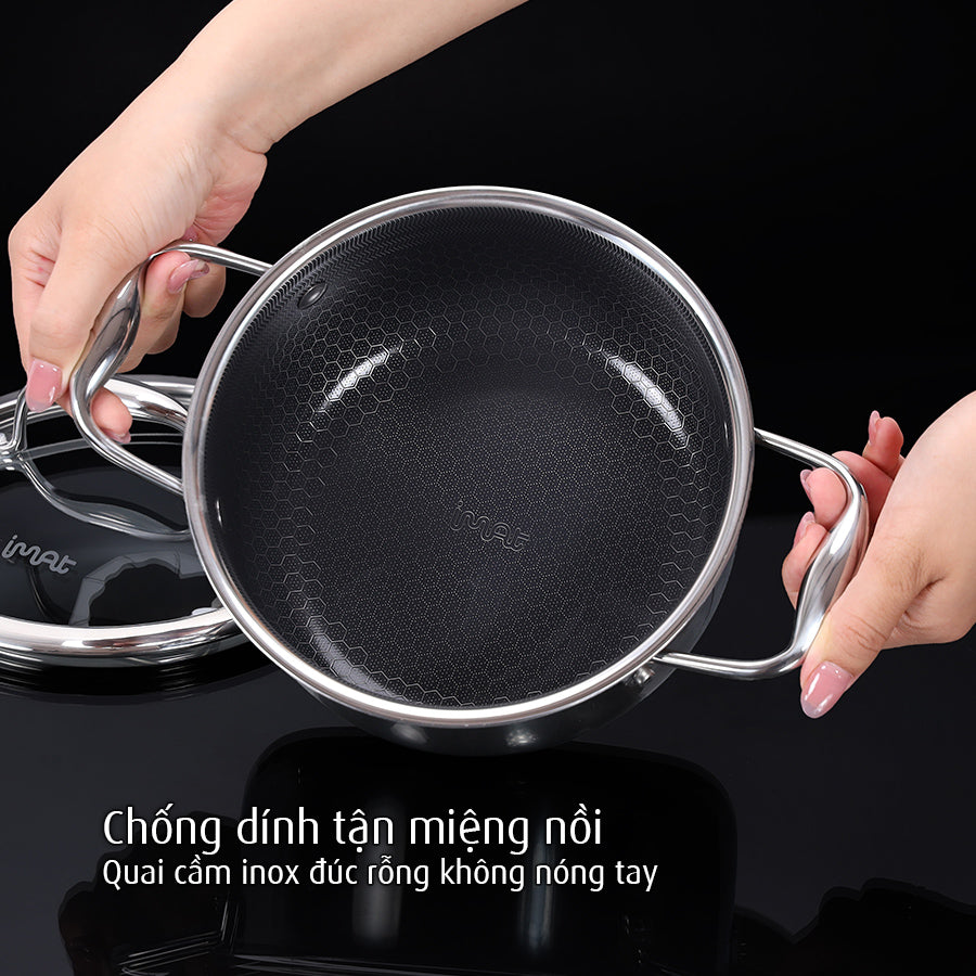 Bộ nồi iMat Hybrid kèm xửng
