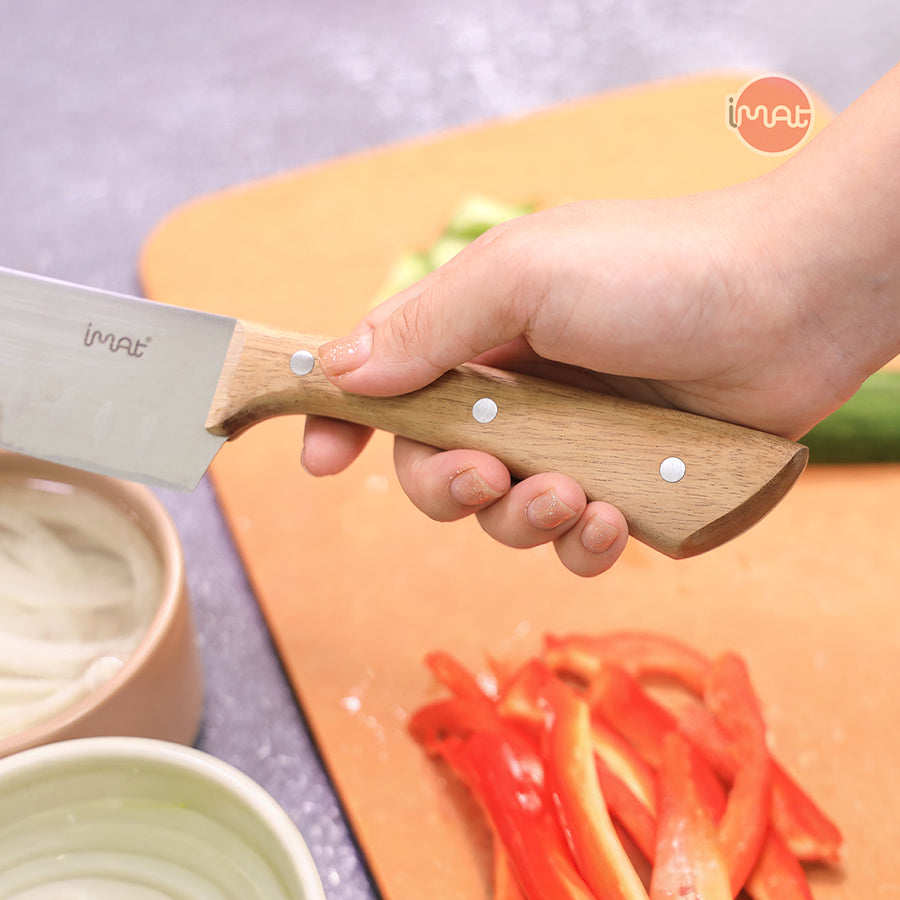 Bộ dao cán gỗ, cán thép iMat