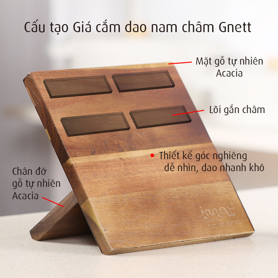 Giá cắm dao nam châm Gnett