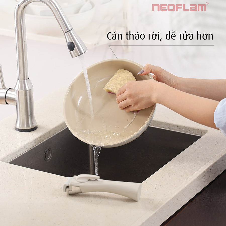 Bộ 3 nồi chảo cán rời Neoflam ( Đã bao gồm phí ship)