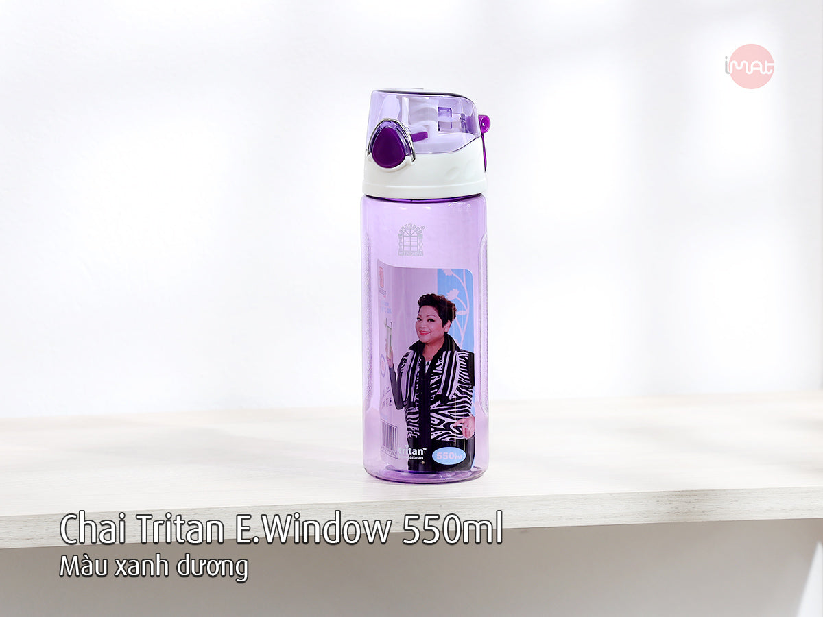 Chai nước Tritan E.Window 550ml