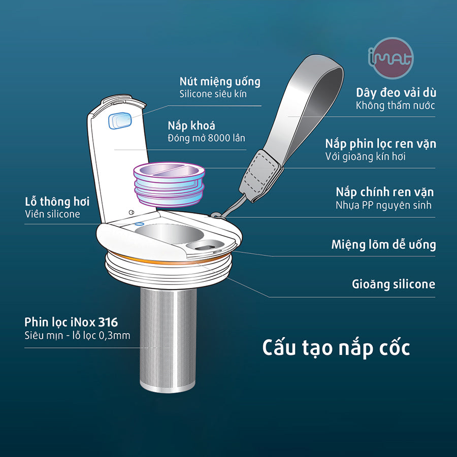 Cốc ủ nhiệt có phin lọc