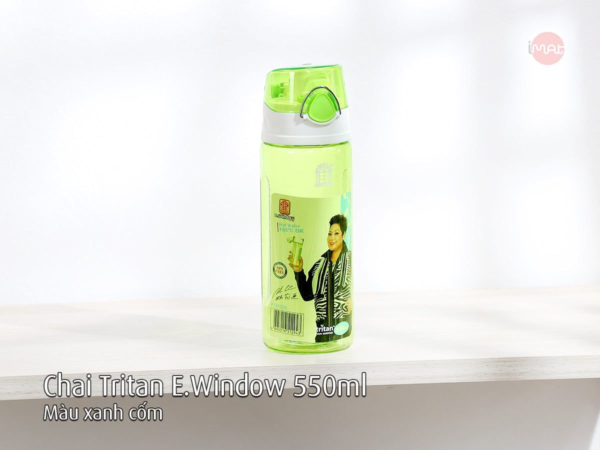 Chai nước Tritan E.Window 550ml
