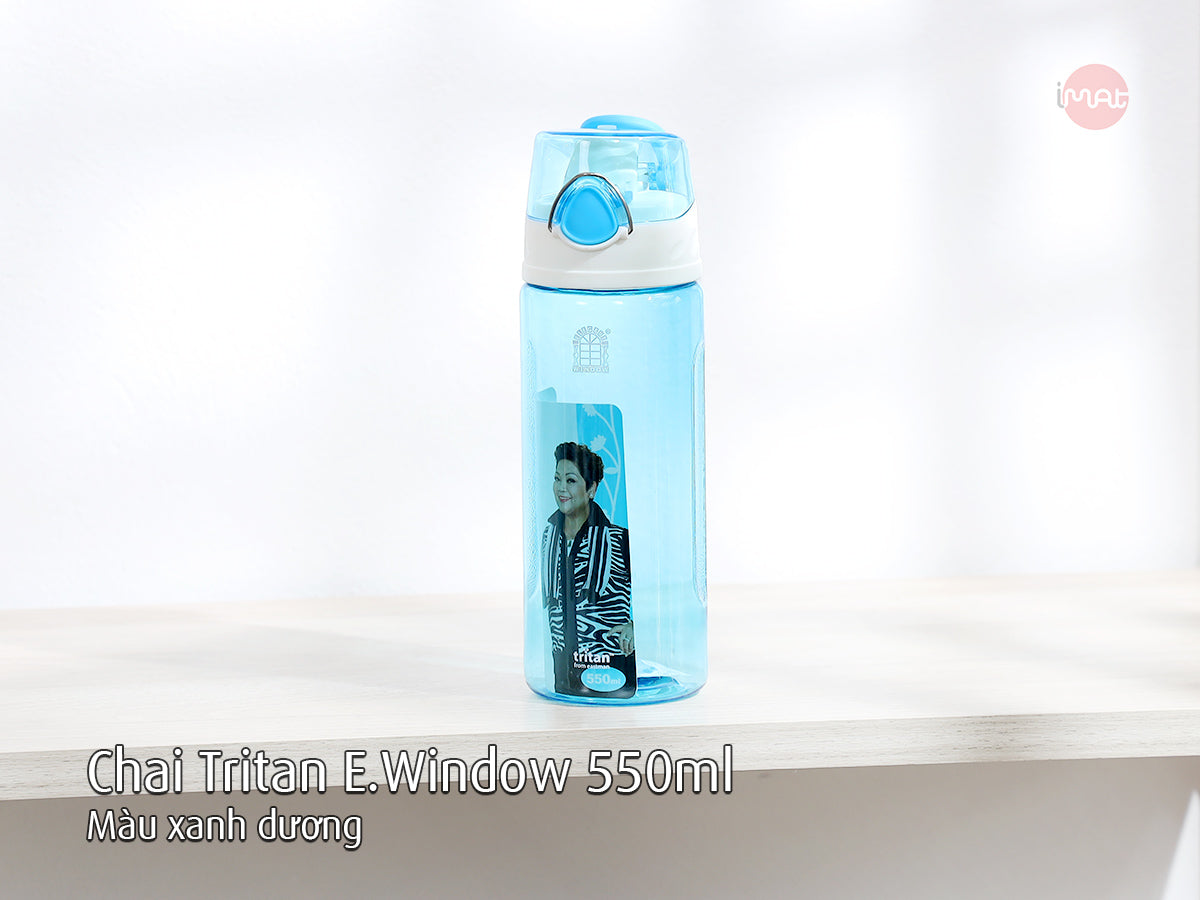 Chai nước Tritan E.Window 550ml