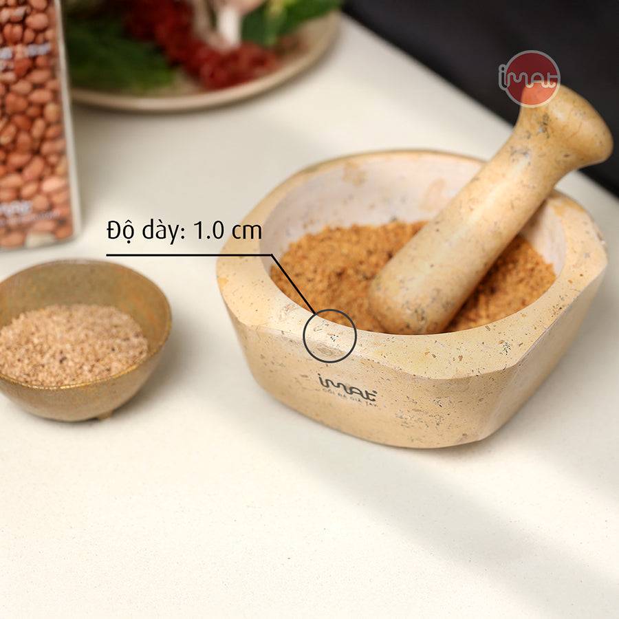 Cối và chày đá Cẩm thạch iMat