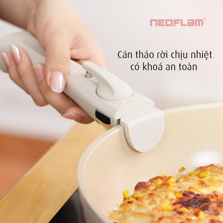 Bộ 3 nồi chảo cán rời Neoflam ( Đã bao gồm phí ship)