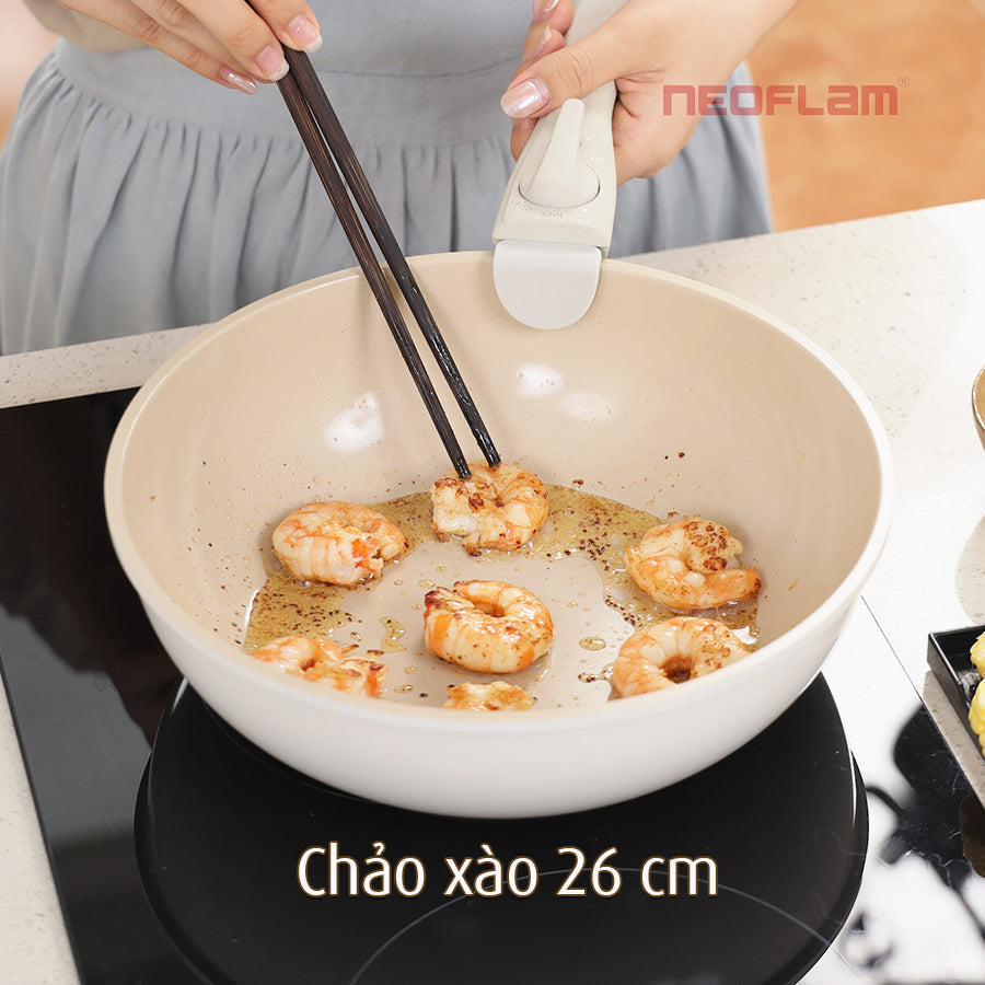 Bộ 3 nồi chảo cán rời Neoflam ( Đã bao gồm phí ship)