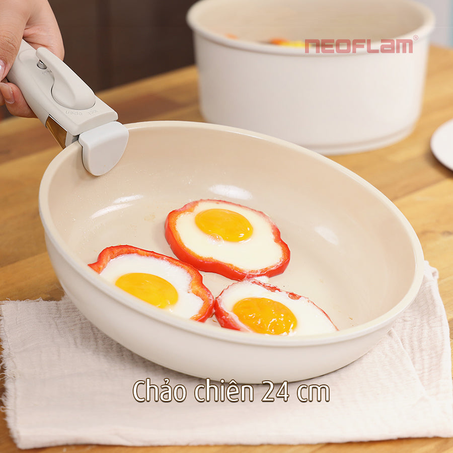 Bộ 3 nồi chảo cán rời Neoflam ( Đã bao gồm phí ship)