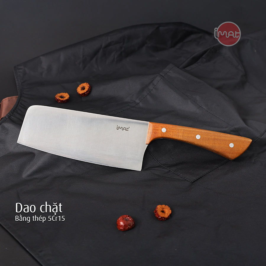 Bộ dao cán gỗ, cán thép iMat