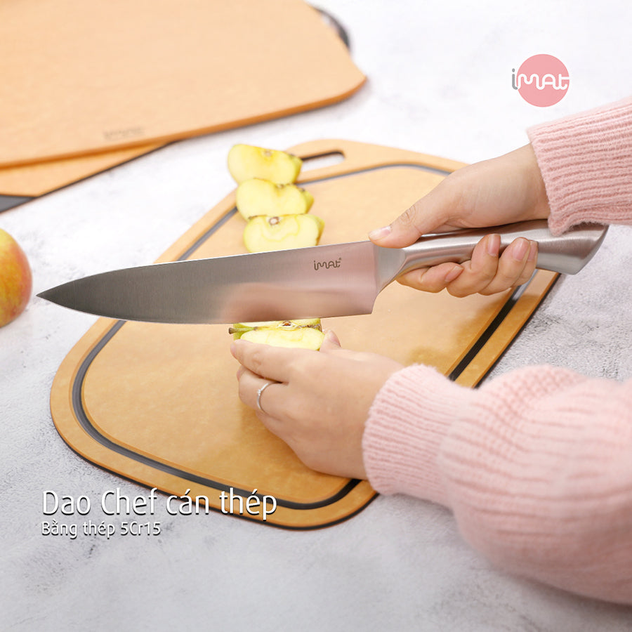 Bộ dao cán gỗ, cán thép iMat