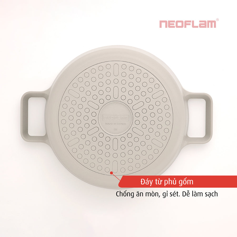 Nồi Fika Hàn Quốc, tráng gốm chống dính, đáy từ