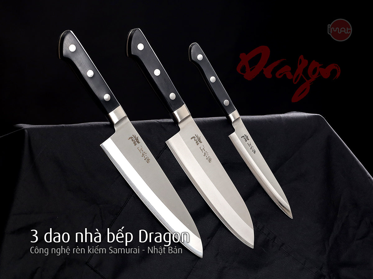 Combo 3 dao nhà bếp cao cấp Nhật Bản | DRAGON