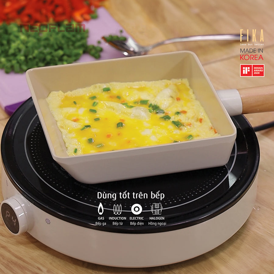 Chảo vuông Fika chiên trứng cuộn kiểu Nhật Bản