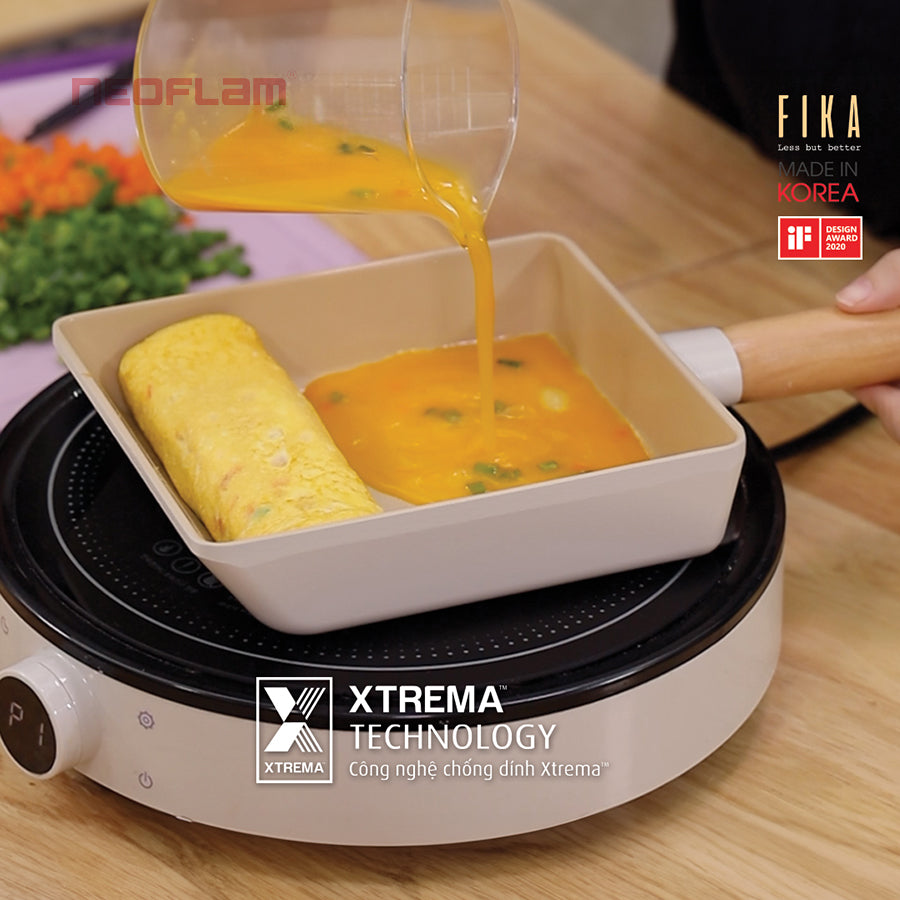 Chảo vuông Fika chiên trứng cuộn kiểu Nhật Bản