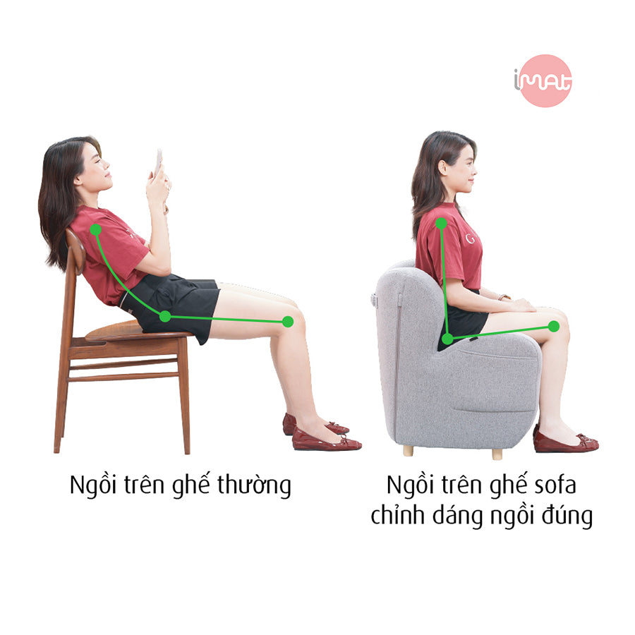 Ghế sofa chỉnh dáng ngồi đúng iMat