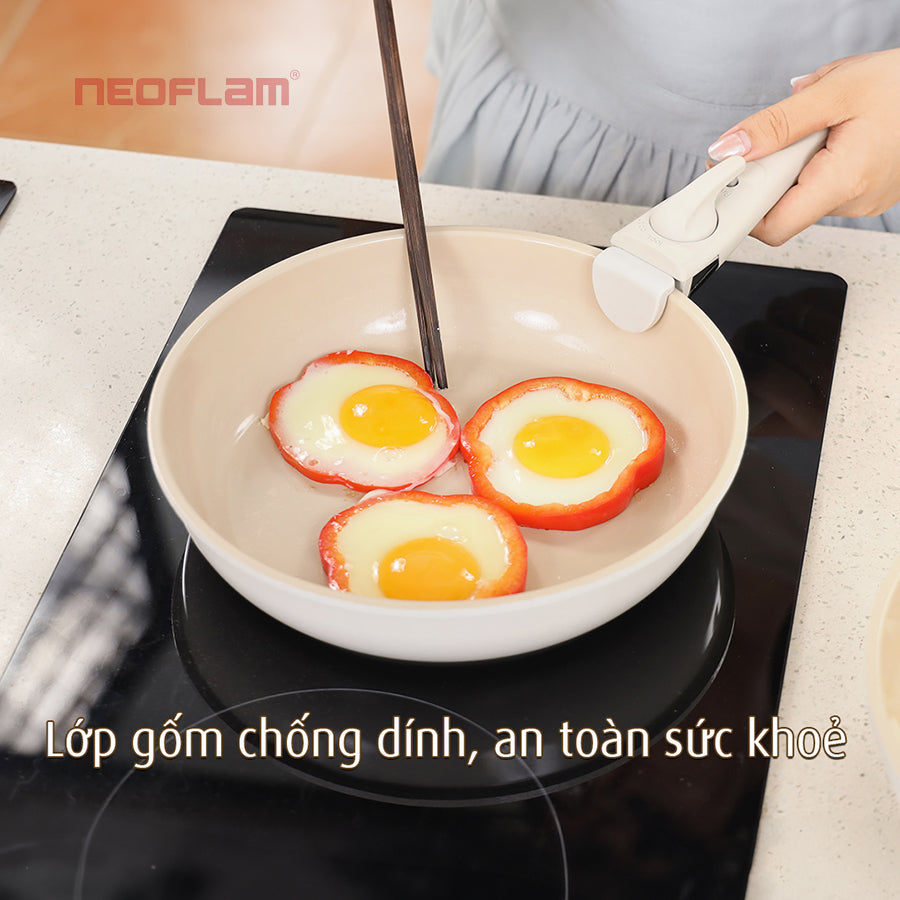 Bộ 3 nồi chảo cán rời Neoflam ( Đã bao gồm phí ship)