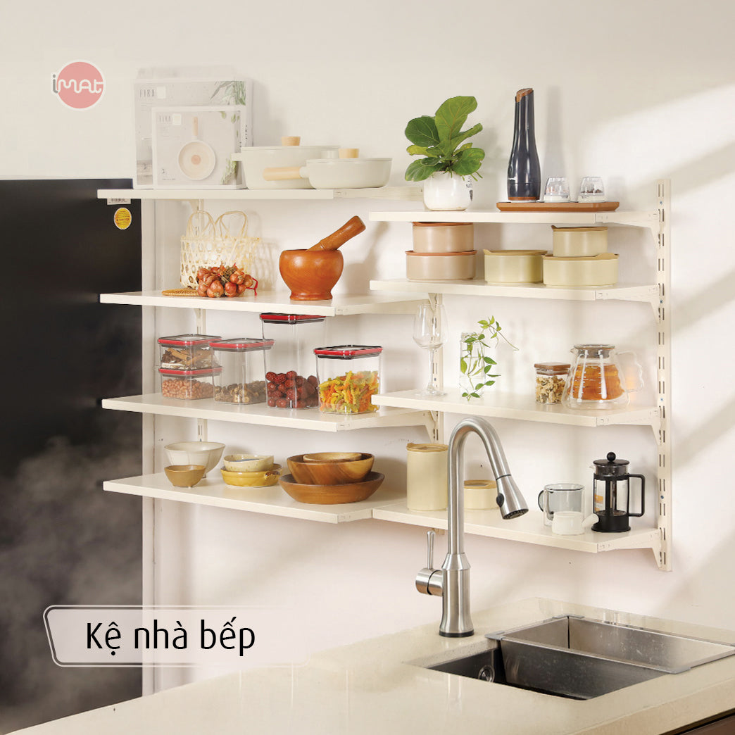 Kệ lắp ráp DIY 4 tầng mâm sắt