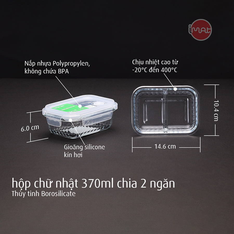 Bộ 12 hộp thuỷ tinh wavelock ( Đã bao gồm phí ship )