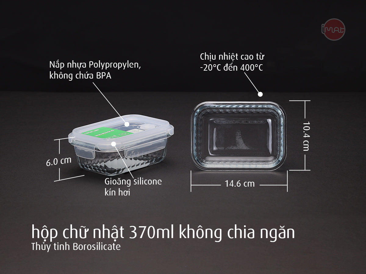 Bộ 12 hộp thuỷ tinh wavelock ( Đã gồm ship)