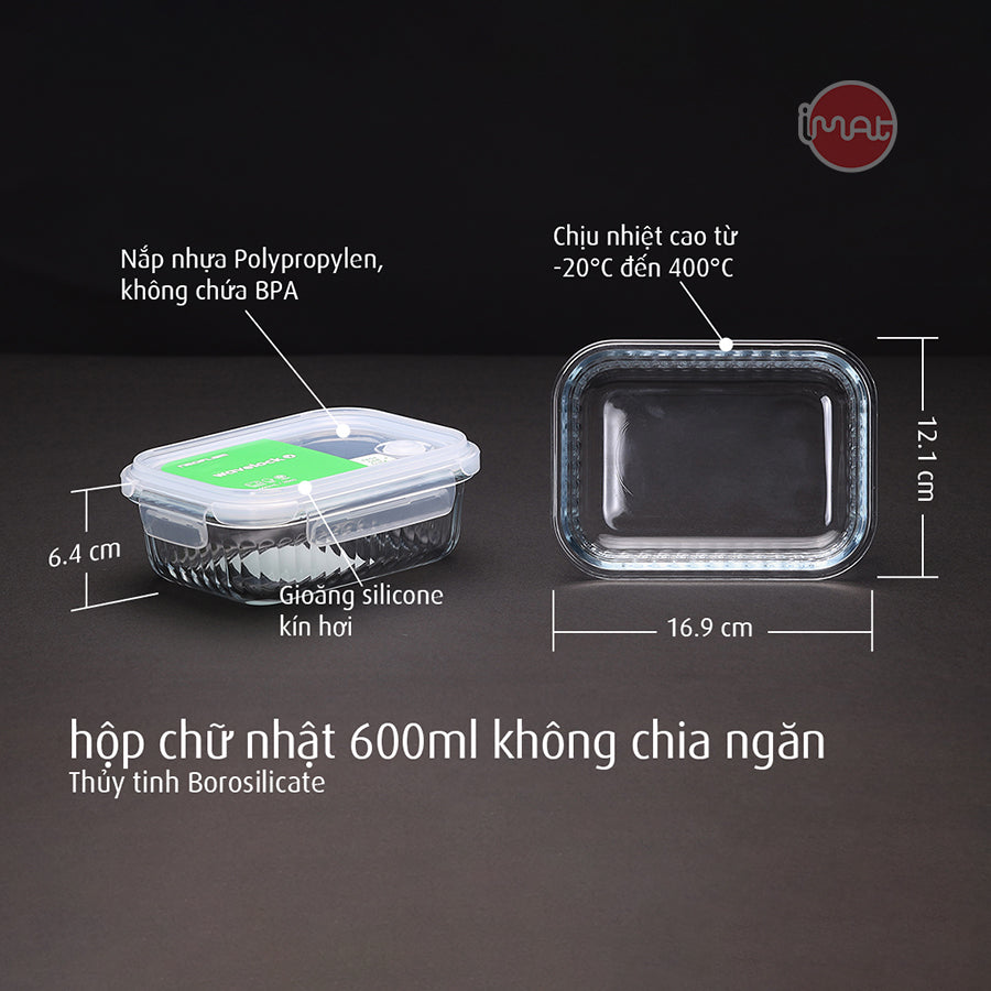 Bộ 12 hộp thuỷ tinh wavelock ( Đã bao gồm phí ship )