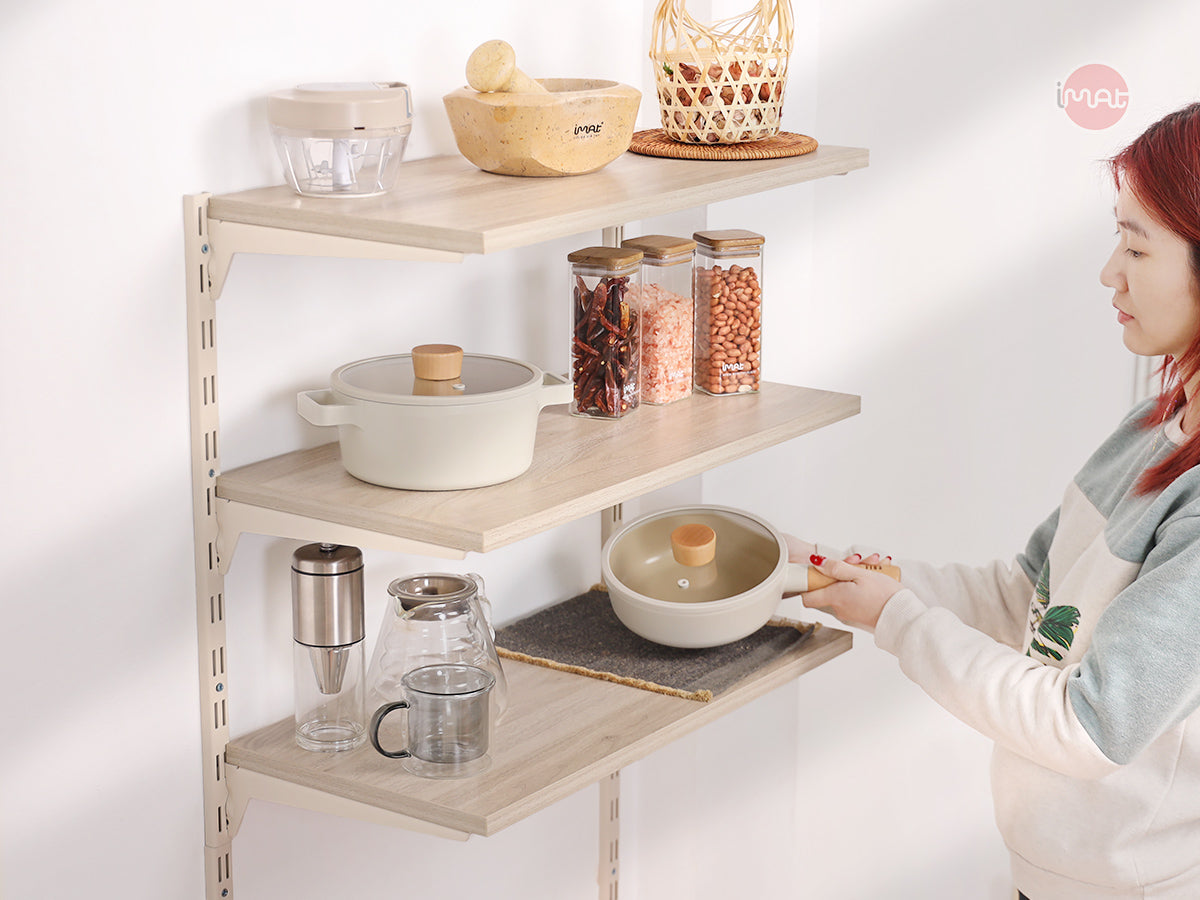 Kệ lắp ráp DIY 3 tầng mâm gỗ