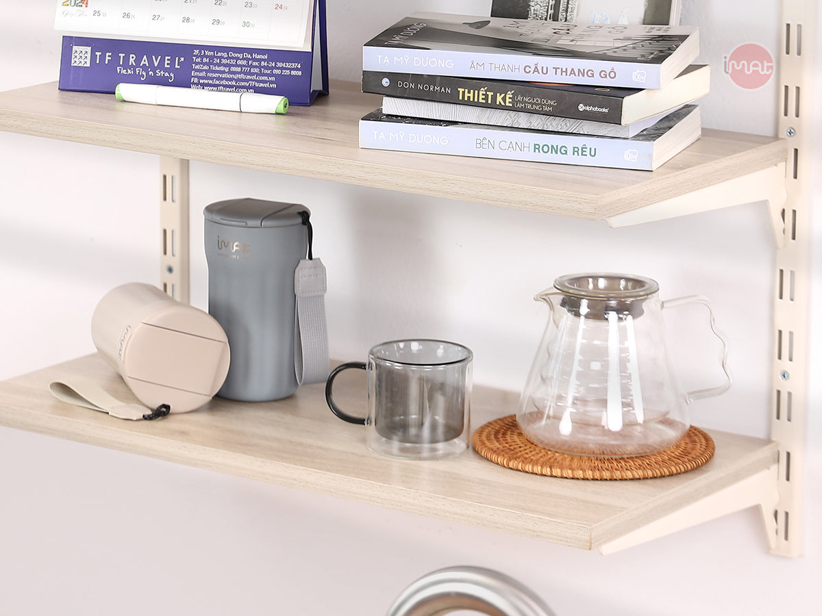 Kệ lắp ráp DIY 3 tầng mâm gỗ