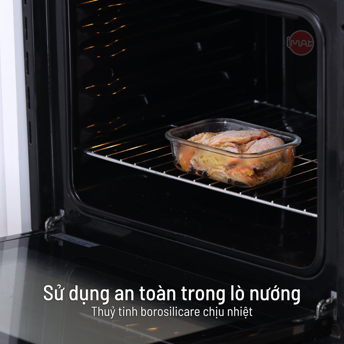 Bộ 14 hộp thuỷ tinh Comodo chịu nhiệt nắp kính