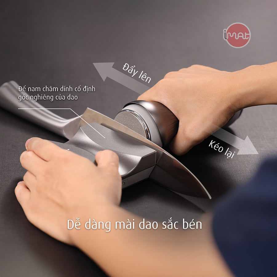 Mài dao trục lăn cầm tay