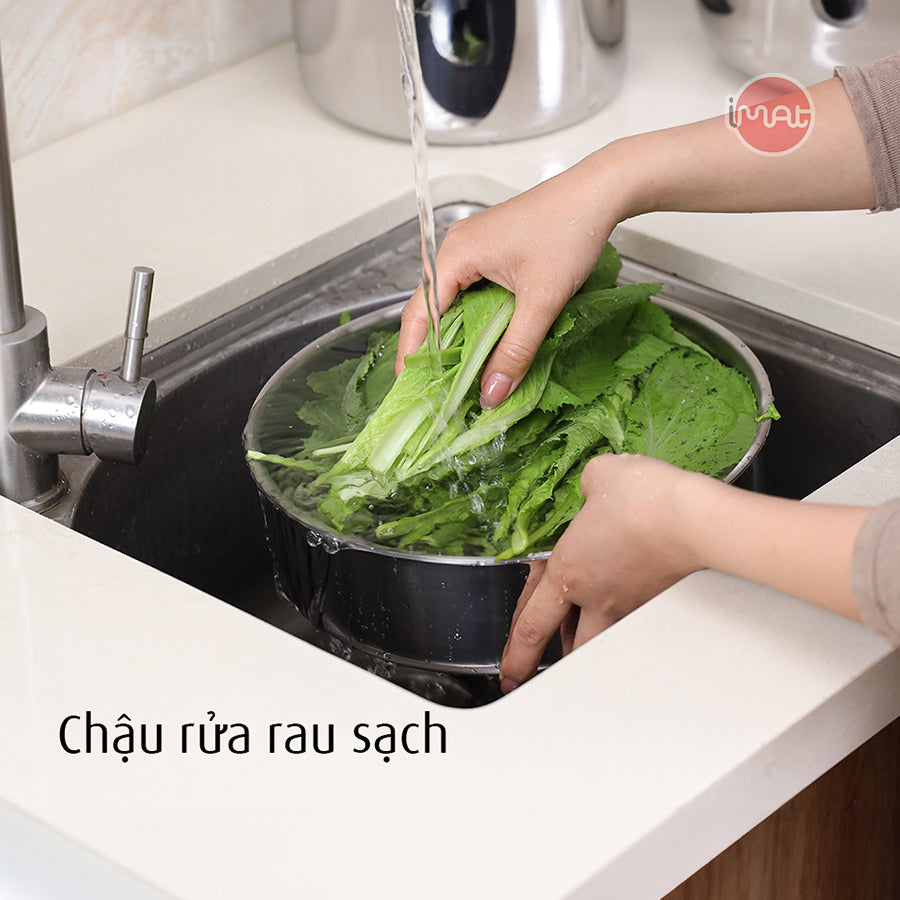 Bộ nồi chảo iNox cán rời 9 món - Không phủ lớp chống dính