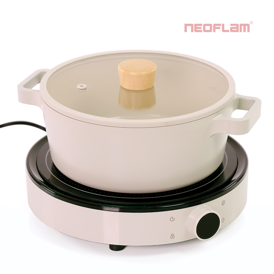 Combo Nồi nông 22 và bếp từ Fika