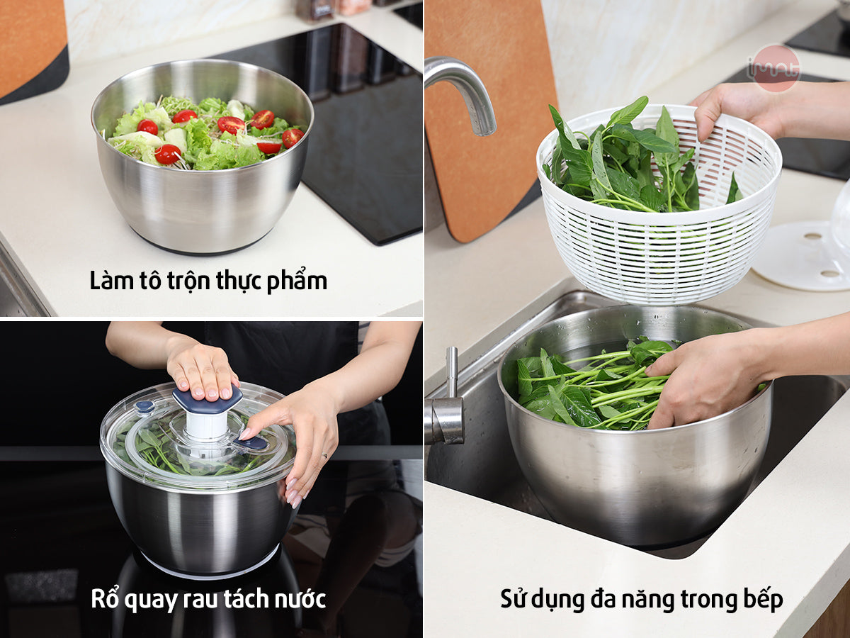 Rổ quay rau tách nước