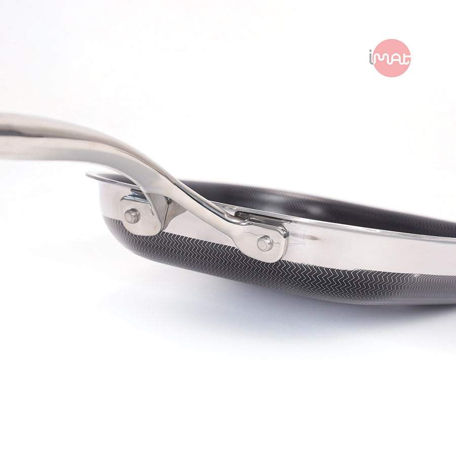 Chảo vuông iMat Hybrid lòng đen